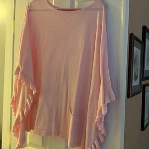 Fun Lilly pink poncho